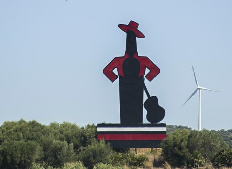 silueta Tío Pepe Cádiz