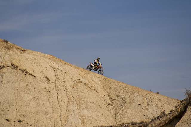 motocross en el desierto de Tabernas Almería