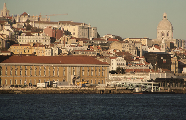 vistas de Lisboa desde el tajo
