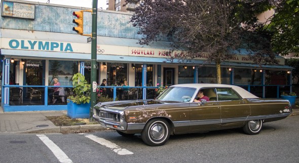 viejo coche en Vancouver Canadá