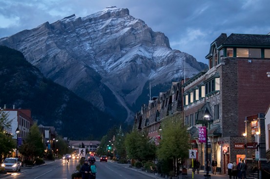Atardecer en Banff