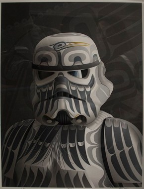 Darth Vader galería de arte Vancouver