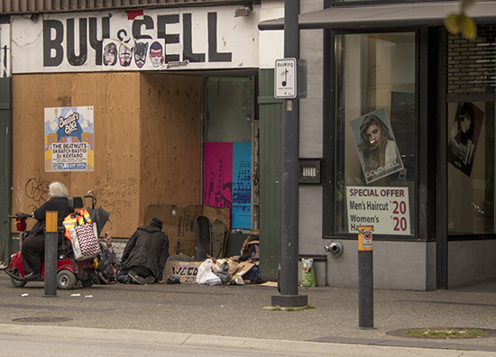 homeless en Vancouver, Canadá