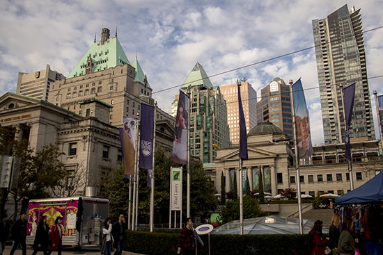 Una calle de Vancouver city