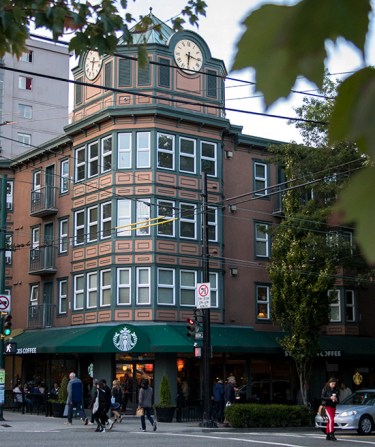 Starbucks Cafe Vancouver Canadá