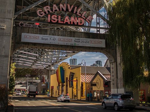 puente y alrededores de Granville island, Vancouver, Canadá