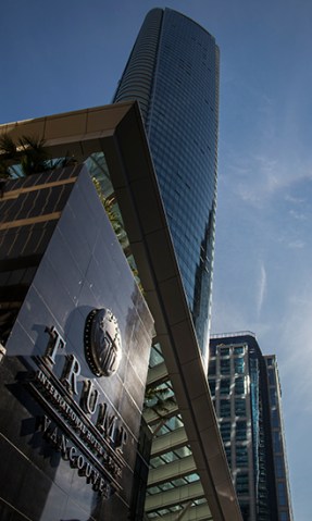 Rascacielos en Vancouver. Canadá