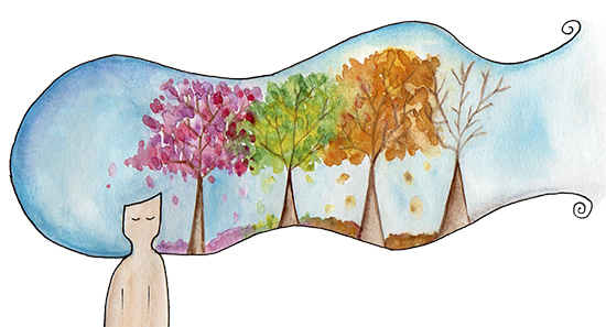 Ilustración Paso del Tiempo Te cuento de Viajes