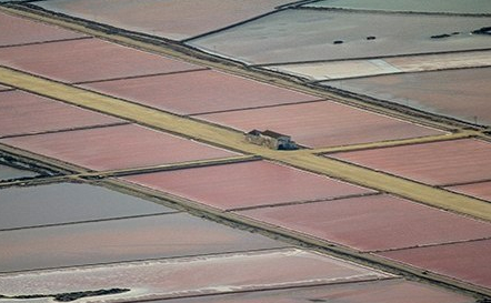 vista aérea salinas de cádiz