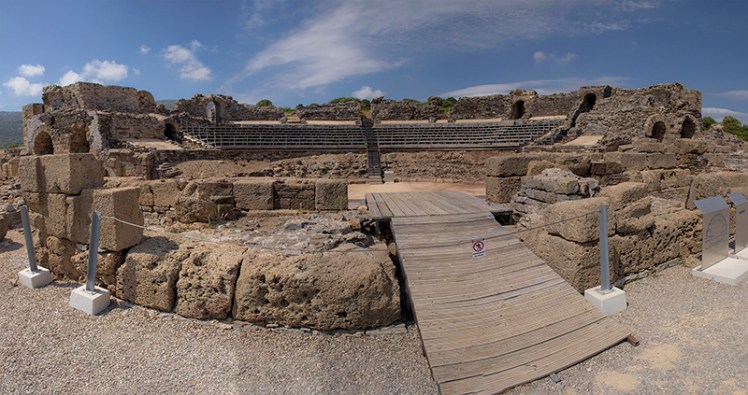 Teatro romano yacimiento Baelo Claudia Tarifa Cádiz