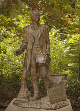 Estatua de Washington Irving Granada