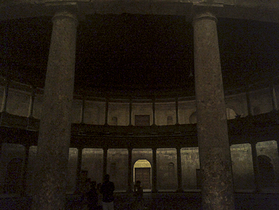Fotografía nocturna Palacio de Carlos V