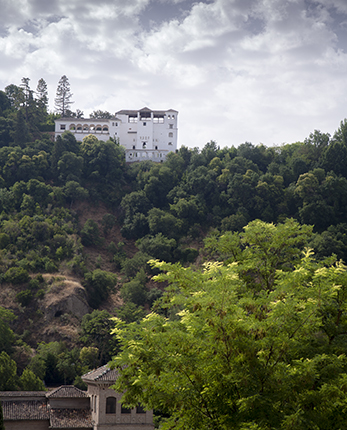 Vistas del Generalife desde el barrio del Albaicín