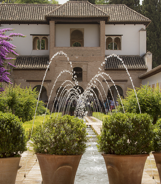 patio de la acequia Generalife