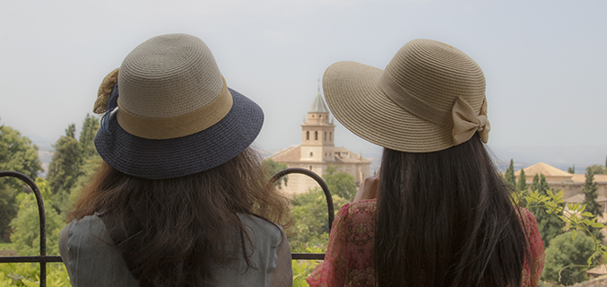 turistas en Granada