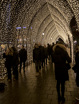 luces navideñas en Oslo