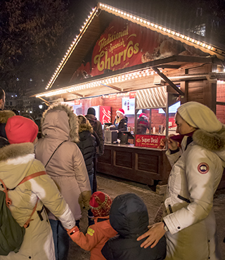puesto de churros Noruega