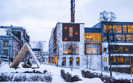 Callejeando por la nevada Tromso