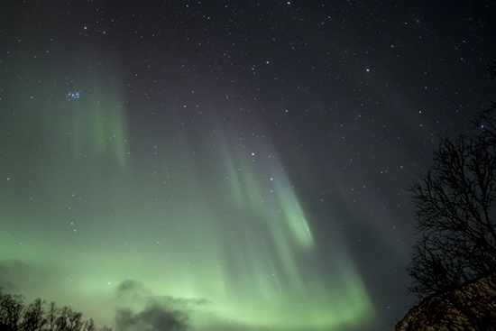 rayos de aurora, cortina 