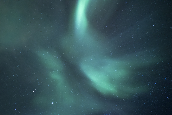 Aurora con forma de corona 