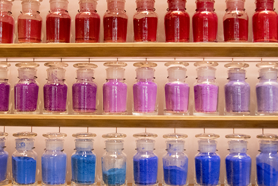 pigmentos naturales made in Japan