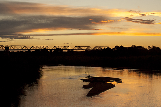 atardecer en Skukuza camp Kruger sudafrica