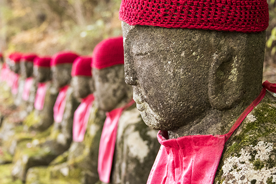 Detalles rostro escultura