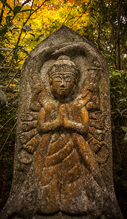 esculturas en Daisho in temple Japon