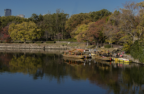 fosos castillo de Osaka