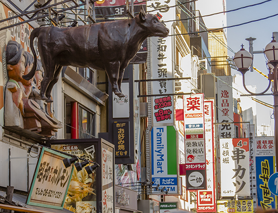 barrio Shinsekai de día