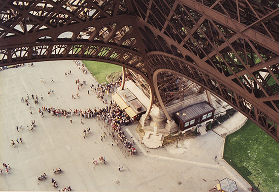 vistas desde la Torre Eiffel París Francia