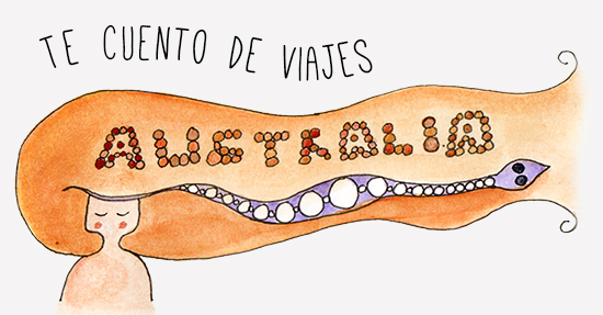 Acuarela Australia aborigen Te cuento de viajes CVT