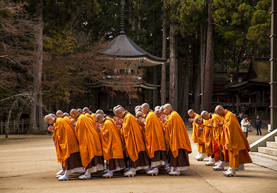 koyasan japon monjes