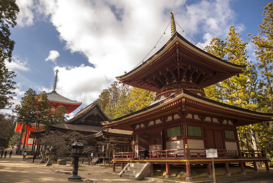pagodas en japon koyasan