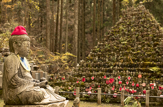 jizos japon koyasan cementerio