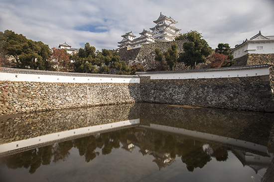 castillo Himeji foso Japon