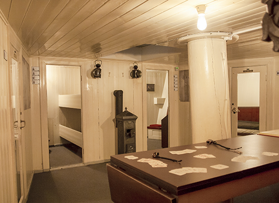 interior del barco Fram museo Noruega Oslo