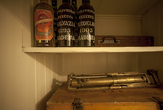 vino de Madeira a bordo del Fram