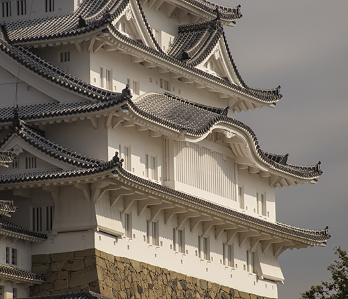 tejado castillo Himeji Kapon