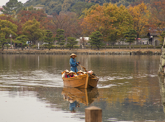 tour fluvial castillo de Himeji