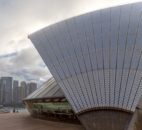 detalle cubierta Opera House Australia