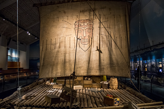 vela balsa kontiki Noruega museos