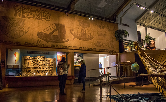 interior museo Kontiki Oslo Noruega