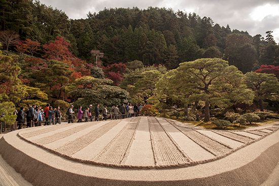 jardin zen templo de plata kioto