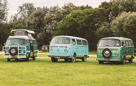 campervan Volkswagen en Lorne Australia