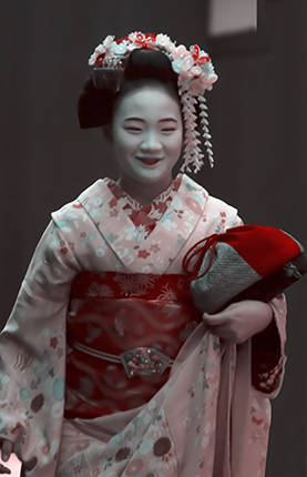 maiko calle Kioto
