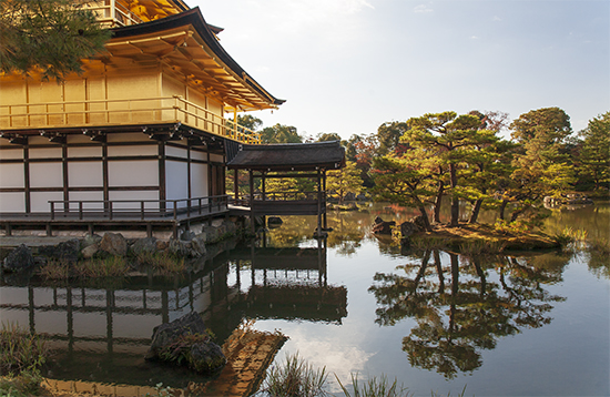 Kinkakuji temple noviembre