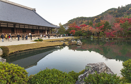 tenryuiji temple reflejos
