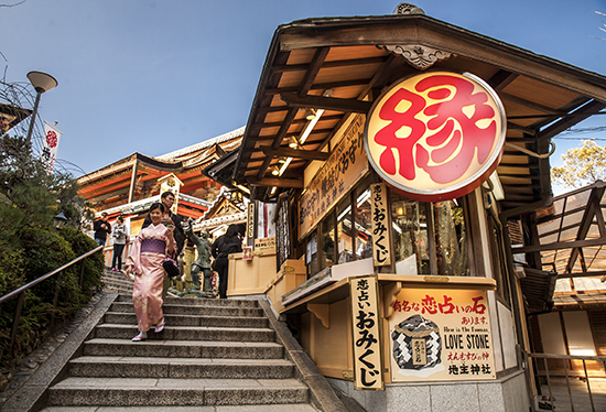 templo iyomizudera escaleras