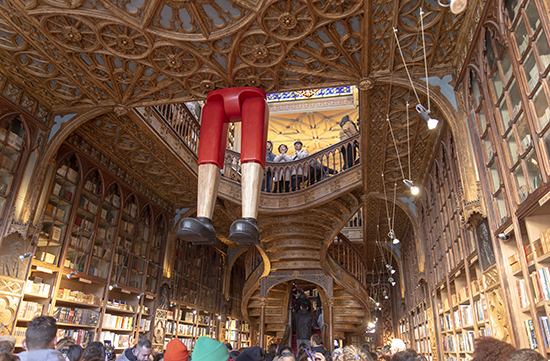 interior libreria lello